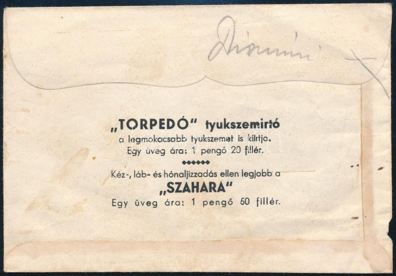 Elek Mihály Rákóczi Gyógyszertára receptboríték - Image 2