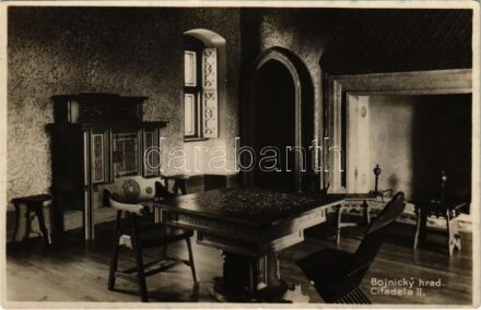 1929 Bajmóc, Bojnice; Bojnicky hrad, Citadela II / Bajmóci vár, Fellegvár, belső / castle, interior