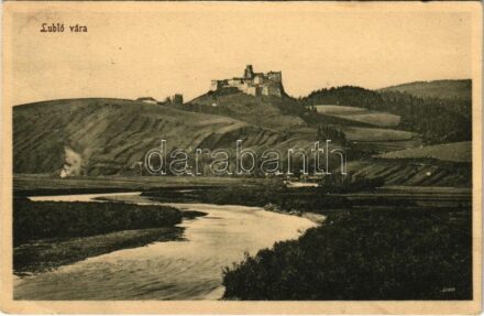 1912 Ólubló, Stará Lubovna; Lubló vára / Lubovniansky hrad / castle (fa)