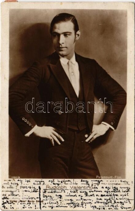 1927 Rudolph Valentino. Paramount-Film (EK)