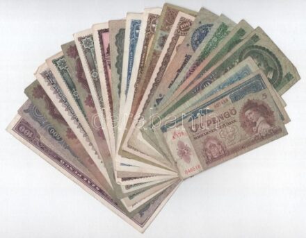 1920-1969. 20xklf magyar bankjegyből álló tétel T:III,III-