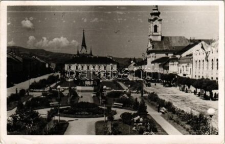 Máramarossziget, Sighetu Marmatiei; Erzsébet főtér / square