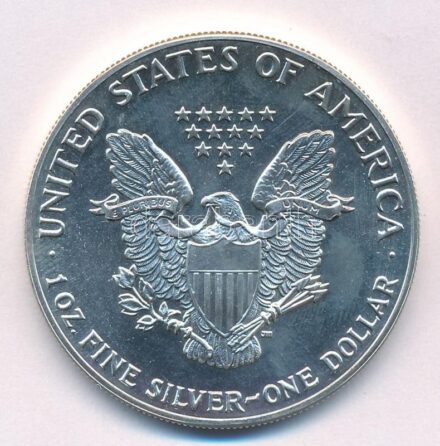 Amerikai Egyesült Államok 1987. 1$ Ag 'Amerikai Sas' T:1,1- USA 1987. 1 Dollar Ag 'American Eagle' C:UNC,AU Krause KM#273