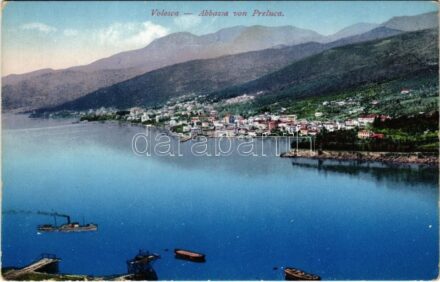 Volosko, Volosca; Abbazia von Preluca / Opatija from Preluk