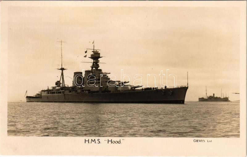 HMS 'Hood' Royal Navy battlecruiser (fl)