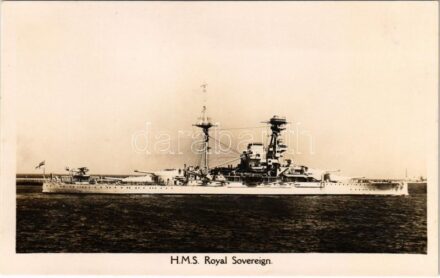 HMS 'Royal Sovereign' Royal Navy battleship