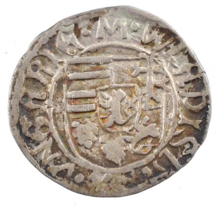 1490-1494. Denár Ag 'II. Ulászló' (0,55g) T:2 patina Hungary 1490-1494. Denar Ag 'Wladislaus II' (0,55g) C:XF patina Huszár: 803. Unger I.: 638.e