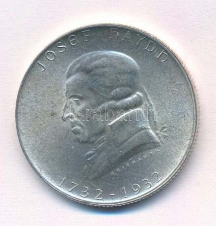Ausztria 1932. 2Sch Ag 'Haydn' T:2 Austria 1932. 2 Schilling Ag 'Haydn' C:XF Krause KM#2848