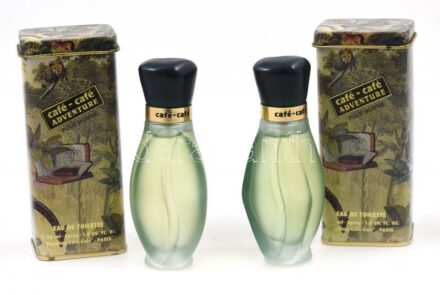 2 db Café-Café Adventure férfi parfüm, 30 ml, bontatlan, eredeti fémdobozban
