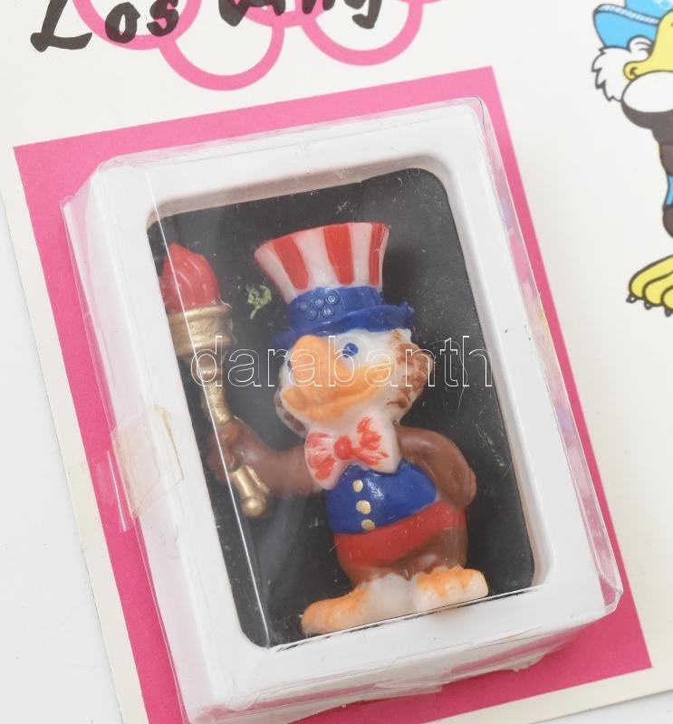 1984-es Los Angelesi olimpia kabalafigurája, eredeti csomagolásban, m: 6,5 cm - Image 2