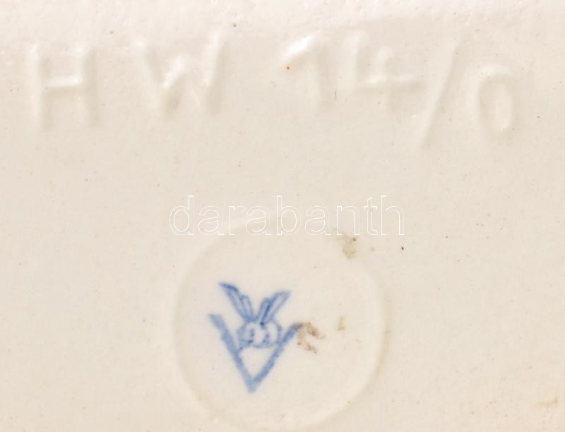 Goebel/Hummel kerámia szenteltvíztartó, kézzel festett, jelzett, kopásnyomokkal, 8,5×8 cm - Image 2