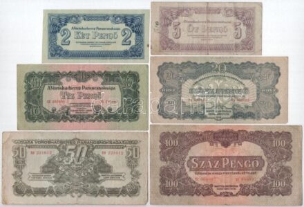 1944. 2P-100P 'Vöröshadsereg Parancsnoksága' (6xklf) T:III,III-