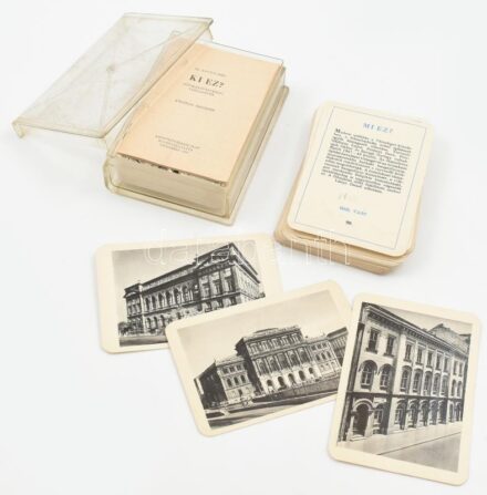 1964 Ki ez? Művészettörténeti társasjáték, külföldi mesterek. Műanyag tokban + Mi ez? Építészettörténeti társasjáték, kártyajáték. Mindkettő hiányos.