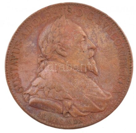 Svédország 1894. 'II. Gustáv Adolf születésének 300. évfordulója' Br emlékérem. Szign.: A. Lindberg (39mm) T:2- ph. Sweden 1894. '300th Birthday of Gustav II Adolf' Br commemorative medallion. ' GUSTAVUS ADOLPHUS D G SVECORUM REX - IX