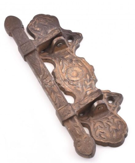 Régi fém ajtókopogtató, h: 23,5 cm