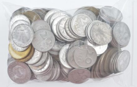 167db vegyes, 10f-100Ft névérték közötti fillér és forint tétel T:vegyes
