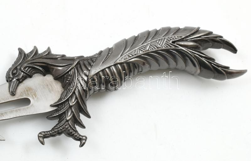 Griffmadaras fantázia dísztőr nagy méretű. Fém markolattal 38 cm - Image 2