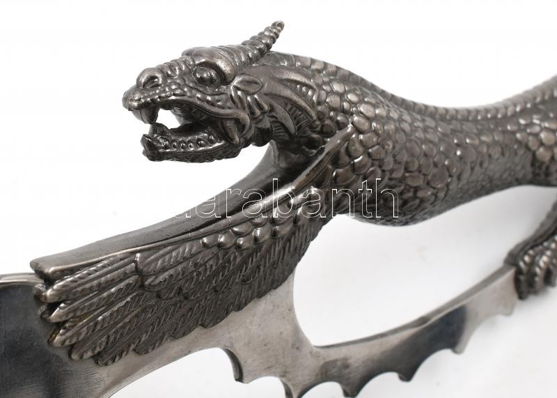 Griffmadaras fantázia tőr nagy méretű. Egy fémből 47 cm. Tokkal - Image 2