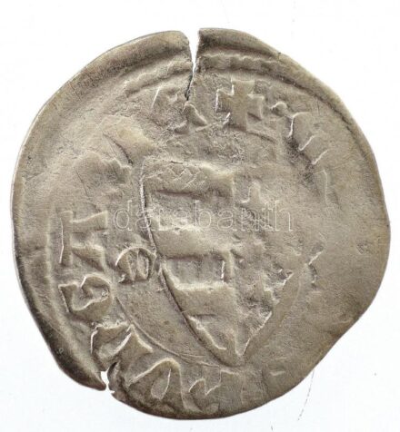 1338. Denár Ag 'Károly Róbert' (0,59g) T:2- rep. Hungary 1338. Denar Ag 'Charles I' (0,59g) C:VF crack Huszár: 495., Unger I.: 393