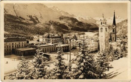 Pontresina, general view. Flury photo