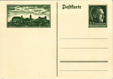 Reichsparteitag 1938 / NSDAP German Nazi Party propaganda, Nuremberg Rally. 6+19 Ga. Adolf Hitler (EK)