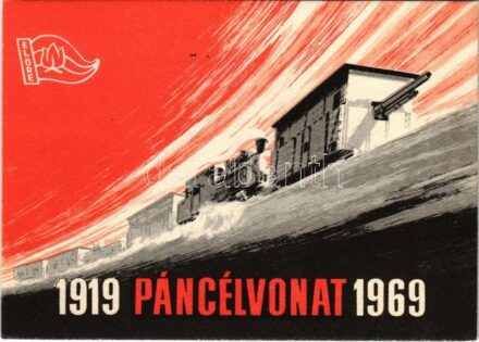 1919-1969 Páncélvonat. Előre + So. Stpl. (EK)