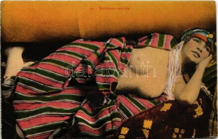 Mauresque couchée / half-naked Moor woman lying down (EK)