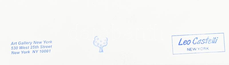 Andy Warhol után: John Lennon. Computer print, papír. Jelzett a nyomat alatt nyomtatva. Számozott: 41/100. Georges Israel Editeur szárazpecséttel. Hátoldalán Leo Castelli New York felirattal. 34x34 cm - Image 4