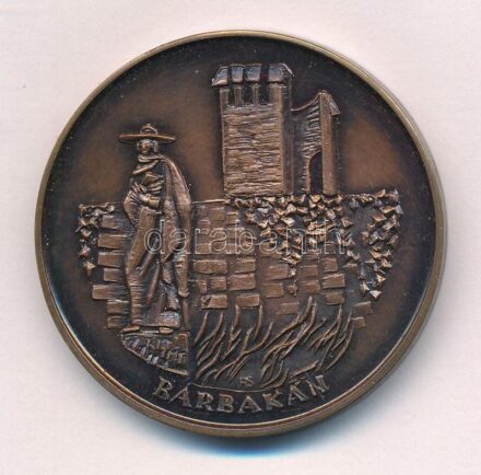 Rétfalvi Sándor (1941-2021) DN 'Bárbakán / Mecsek Tourist, Pécs' kétoldalas Br emlékérem (42,5mm) T:1- kis karc