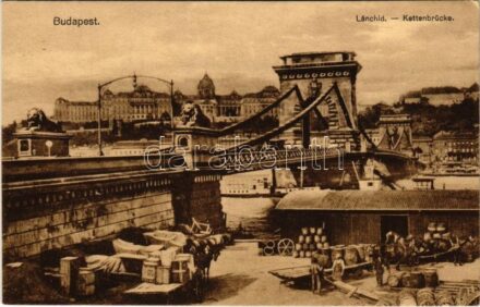 Budapest, Lánchíd, rakpart