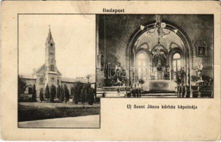 Budapest XII. Új Szent János kórház kápolnája, belső (EB)