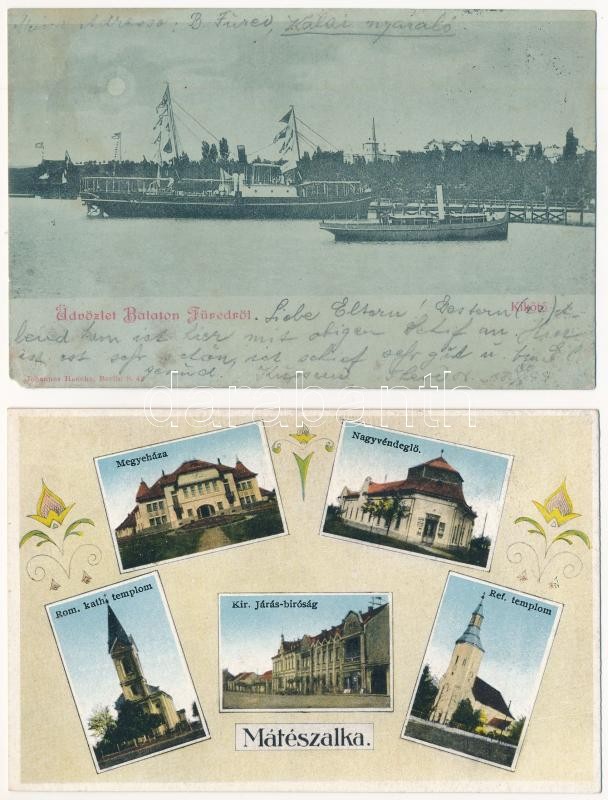 17 db RÉGI magyar város képeslap vegyes minőségben / 17 pre-1945 Hungarian town-view postcards in mixed quality - Image 2