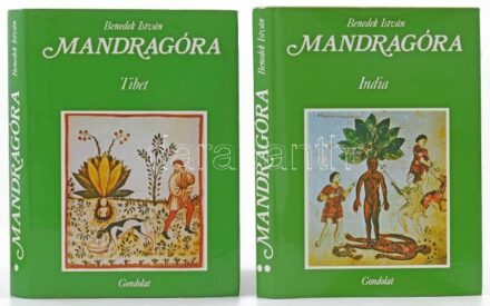 Benedek István: Mandragóra. India. Tibet. Kultúrtörténeti tanulmány különös tekintettel a varázslásra és gyógyításra. Bp., 1979, Gondolat. Kiadói egészvászon kötés, papír védőborítóval, jó állapotban.