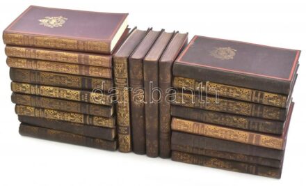 Prohászka Ottokár összegyűjtött munkái I.-XIII., XV.-XVIII., XX.-XXI., XXIII., XXV. köt., összesen 21 kötete. Bp.,én., Szent István-Társulat. Kiadói aranyozott, festett egészvászon-kötés, változó állapotban, közte kopott,