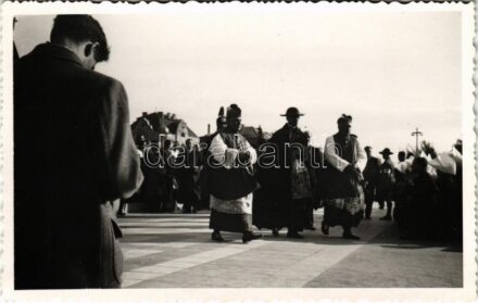 1938 Budapest, XXXIV. Eucharisztikus Kongresszus, papok, Pacelli bíboros. photo