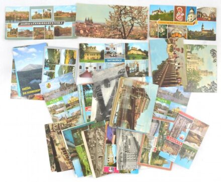 Csehszlovákia - Kb. 70 db MODERN képeslap az 1970-es évektől / Czechoslovakia - Cca. 70 modern postcards from the 70's