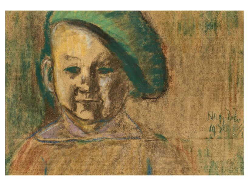 Nagy István
Zöldsapkás kisfiú (A művész fia), 1930