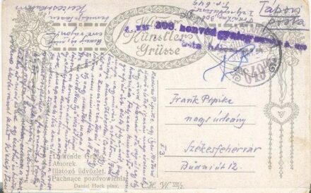 55-418 1918 Képeslap "309. honvéd gyalogezred I. zászlóalj"