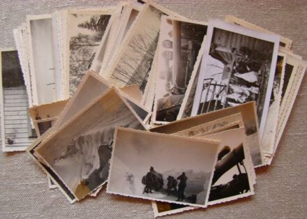 55-1038 cca 1940-42 95 db feliratozott II. világháborus fotók a harctérről. Valószínűleg Oroszország lerohanásakor készülétek.