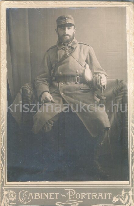 55-511 cca 1915 Katonát ábrázolló fotól
