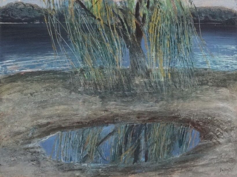 Patay László (1931-2002): Dunapart, 1976