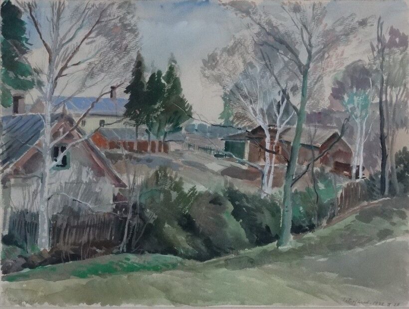 Udvary Pál (1900-1987): Tátrafüred, 1978