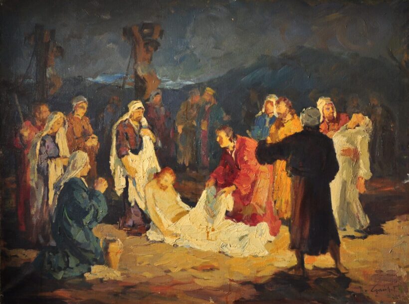 GAÁL FERENC ( 1891- 1956 ) Krisztus levétele a keresztről