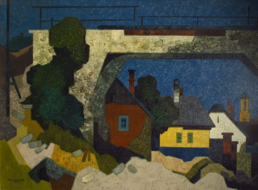 ZALAVÁRY MIKLÓS ( 1929- 1981 ) Ó- híd Süttőn