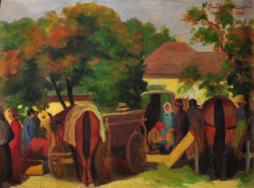 BORUTH ANDOR (1873-1955) Vásár