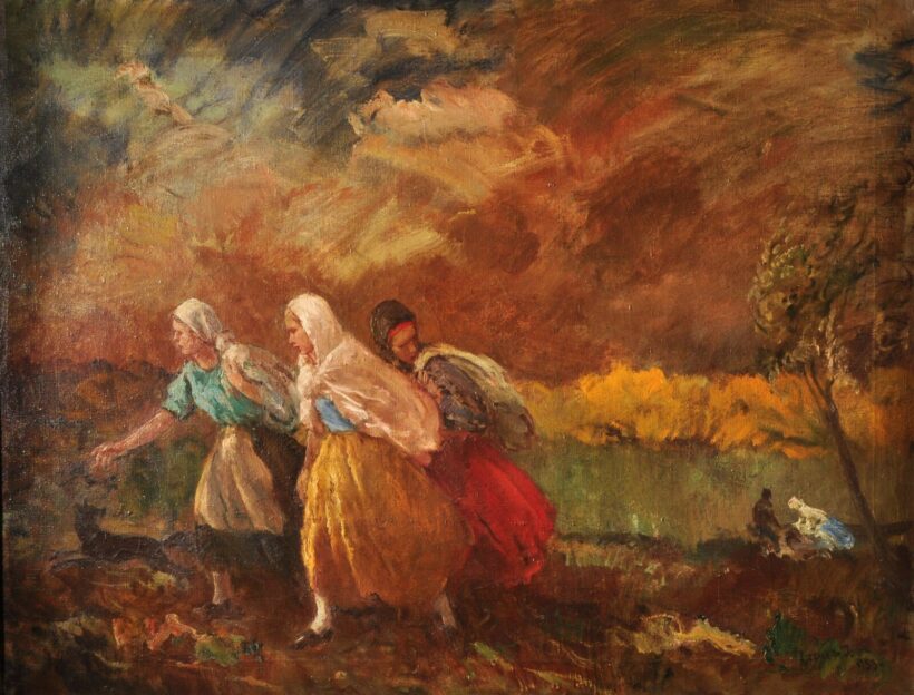 CZENCZ JÁNOS ( 1885- 1960 ) Nők a folyóparton
