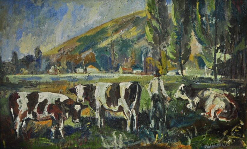 OROSZ GELLÉRT (1919-2002) Tehenek