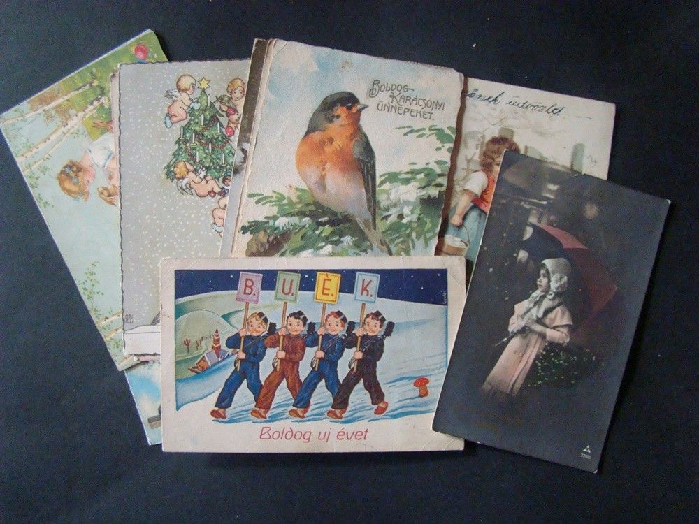 56-134 12 db üdvözlő képeslap