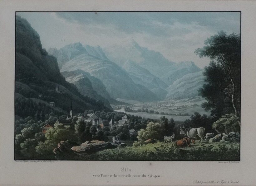 Bodmer R., - G.Scheuchzer: Alpesi táj