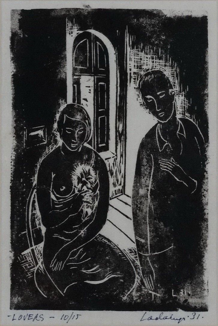 Ladányi Imre (1902 - 1986): Lovers, 1931